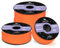 Abma Cord Paracord 2mm 100m Nylonschnur 3 Kern Seil Typ I Schnur für Basteln, Camping, Outdoor - Max. 90kg (200lbs) - Orange