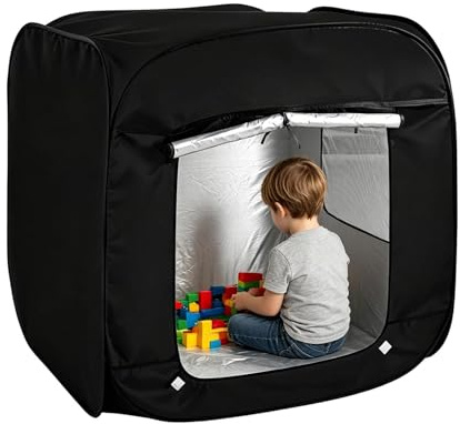 Tente sensorielle pour - Matériau en Polyester de 100 cm | Tente intérieure, occultant et apaisant, étanche, Portable et Pliable - Chambre d'enfant, Maison, Camping, extérieur, Jardin, Voyage,