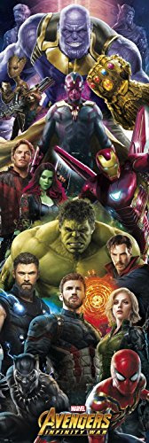 Close Up Póster de Puerta Marvel Avengers Infinity War - Héroes (53cm x 158cm)