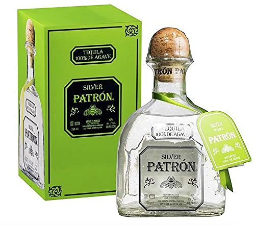PATRON TEQUILA 100 DE AGAVE SILVER 70 CL IN ASTUCCIO
