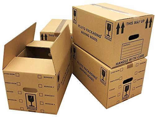 25 Strong Cardboard Storage Packing Moving House Boxes 47cm x 31.5cm x 25cm 44 Litres
