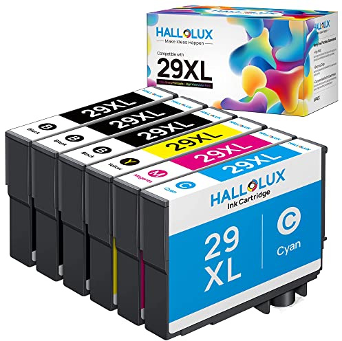 Multipack 29XL Druckerpatronen XP-342 XP-352 Patronen für Epson 29 XL 29XL Patronen, für Epson Expression Home XP-352 XP-235 XP-245 XP-322 XP-335 XP-442 XP-452 XP-455 XP-247 XP-332 XP-255, 6er-Pack