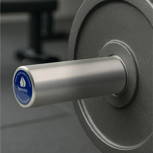 Navaris Gym Machine Extender Set of 2 - Lightweight Aluminum Weight Stack Extender Pin - Attachments for Plate Loaded Exercise Equipment - Pins for Weight Stack Plates Loading Bars