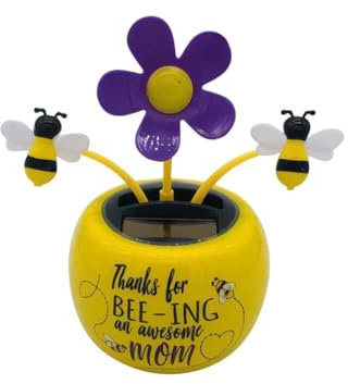 Fiori oscillanti a energia solare, decorazione per cruscotto, accessorio per interni, decorazione solare, per scrivania, camera da letto, giocattolo per bambini