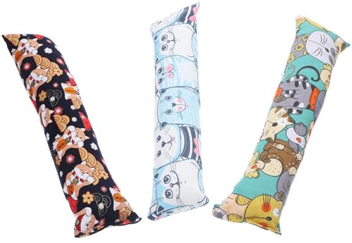 Kisangel 3pcs Catnip Pillow Toy for Indoor Cats Chew Toys for Kitten Catnip for Cat Entertainment