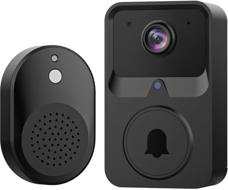 Timbre de video inteligente para el hogar, intercomunicadores digitales, mirilla de ojo, anillos visibles nocturnos, campanas de puerta, cámara duradera con campanillas, fácil instalación