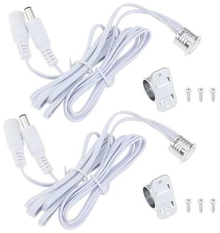 AS Axis Spindleon 2 Interruptores Táctiles LED de 14,5 Mm con Regulador de Intensidad 12-24 V CC 5 A para Baños Armarios Cocinas Aseos
