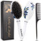 Hair Brush, Boar Bristle Paddle Hairbrush for Long, Thick, Curly, Wavy, Dry or Damaged Hair, Reducing Hair Breakage and Frizzy, No More Tangle
