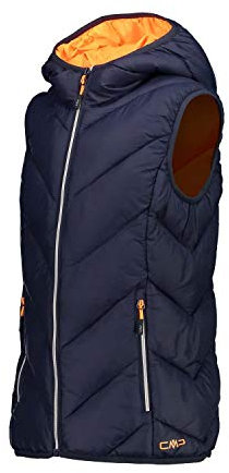 CMP Gepolsterte Weste mit Kapuze für Mädchen und Mädchen