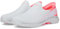 Skechers Damen GO Walk 7 MIA, White Textile Neon Pink Trim, 41 EU