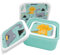 NERTHUS FIH 1327 Fiambreras Apilables para Niños, Set de 3 Contenedores Infantiles sin BPA