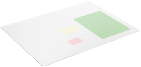 Durable Schreibtischunterlage transparent mit Dekorrille, 65 x 50 cm, blendfrei, rutschfeste Tischunterlage, PP, 712319