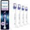 Philips Sonicare S2 Sensitive, Original Ersatzbürstenköpfe, Weiß, 4er-Pack, HX6054/87