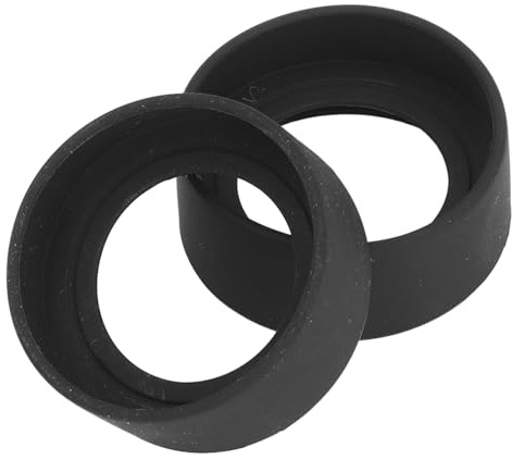 Rubber Eyepiece Cover Guards, Cylindrical dust Guard caps for Binoculars and microscopes, Soft Silicone Ocular Lens Protectors, Anti-dust Eyepiece Shields for Outdoor Optics