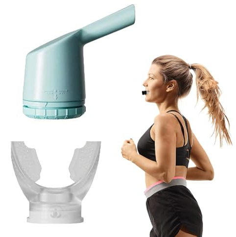 LQIOACU 2 In 1 Einstellbar Lungentrainer Atemtrainer Ausdauertraining Für Die Lunge Atemtrainer（Grün）