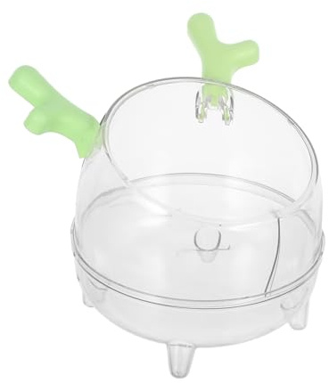 Abaodam Bac à Hamster Toilette Et pour Rongeurs Accessoire De Cage Sécurisé Et Pratique pour Hamsters Gerbils Et Chinchillas Espace Confortable Et Complet pour Votre Animal