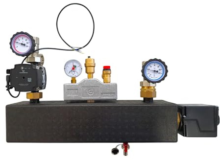 Heizmodul HZMOD-550-6,0 KW mit Pumpe/Heizpatrone Durchlauferhitzer Heizstab PV-Wärme Rücklaufanhebung Zusatzheizung/Power-to-Heat