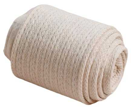 Collants thermiques en tricot torsadé pour femme - Legging d'hiver en coton épais - Collants à haute élasticité - Plusieurs couleurs disponibles - Legging amincissant à haute élasticité, No velvet