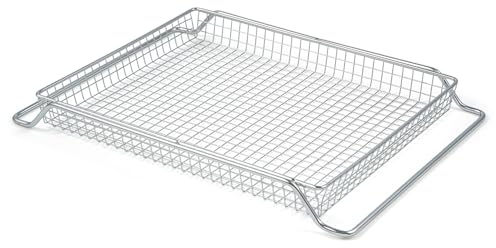 KCO124BM KCO124 Air Fry Basket Replacement Parts for Kitchenaid Digital Air Fry Countertop Oven Airfry Tray 304 Stainless Steel Kitchen Aid KCO124BM Fryer Wire Racks Shelf Toaster Oven Tray 1 Pcs