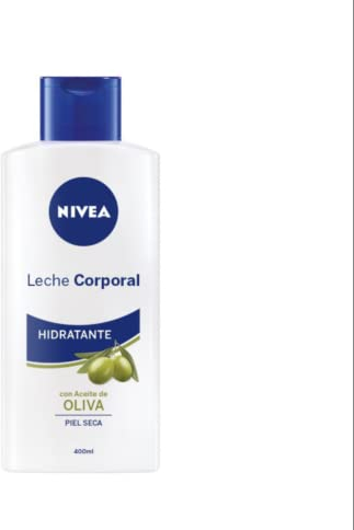 NIVEA Leche Corporal Aceite de Oliva en pack de 6 (6 x 400 ml), leche hidratante corporal con ingredientes naturales, crema para el cuidado de la piel seca