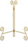 HOPEME Gold Plate Stand, 12Inch Plate Holder for Display, Heavy-Duty Metal Easel Stand for Picture, Large Decorative Plate Stands for Photos, Album and Platter ( 1 PACK )
