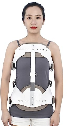 HYDTGZ Support De Colonne Vertébrale Thoraco-Lombaire Réglable, Fixateur De Fracture De La Colonne Vertébrale Thoracique, Équipement De Protection De Rééducation Post-Opératoire