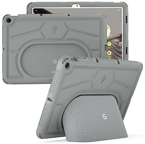 Poetic TurtleSkin Series for Google Pixel Tablet Case 11 inch (2023), Heavy Duty Shockproof Rugged Kids Friendly Drop Protection Silicone Cover Case, Hazel