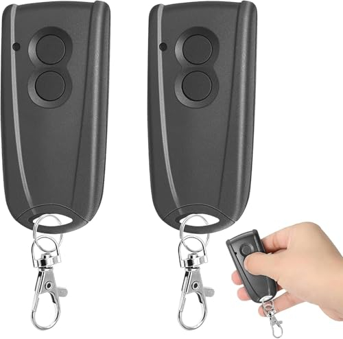 Garagentor Fernbedienung, 433,92 MHz Garagentoröffner für Hörmann Ecostar RSE2, RSC2 Handsender 2 Stück