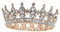 DEARMAMY Vintage Tiara Krone Für Frauen Geburtstag Glitzernde Braut Diadem Haarschmuck Ideal Für Hochzeiten Verlobungen Und Besondere Anlässe
