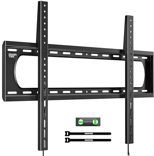 monTEK Heavy Duty Fixed TV Wall Mount for 60-120 Inch TVs up to 300 lb