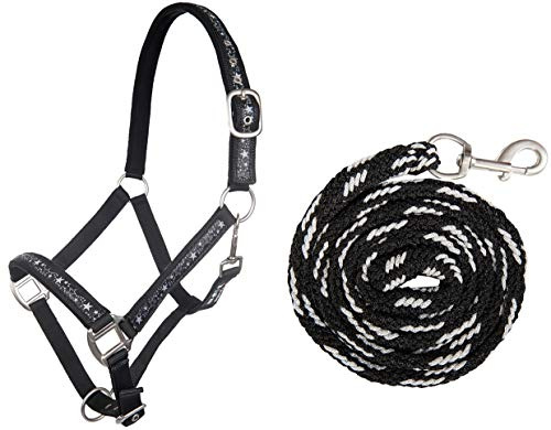 HKM 10025 grimset stjärna, hölster och stickad, karbinhake, ponny shetty VB WB