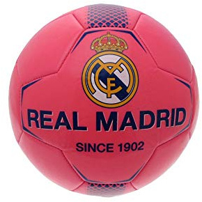 Pallone da Calcio Real Madrid, Bambini, RM7BG6, Rosa