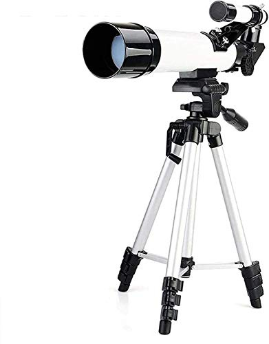 Teleskop Teleskop för vuxna, 60 mm öppning, teleskop för barn nybörjare, helt flerbelagd optik, astronomi refraktor med stativ, för inomhus/utomhus Warm as ever
