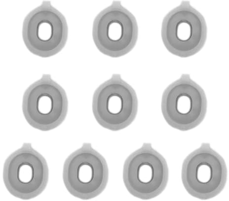TUOREN 10Pcs Alto Horn Baritone Valve Guide Cushions 15x19mm Alto Horn Vertical Key Valve Positioning Guide Gaskets Tenor Saxophone Sax Pads Brass Instrument Replacement Part Set Accessory Type B