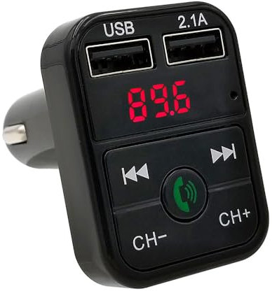 Trasmettitore Bluetooth per auto e camion, compatibile con sistemi a 12-24 V. Perfetto per musica e chiamate in vivavoce, migliora la tua esperienza di guida.