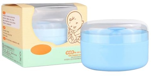 Babypuder Med Behållare Set Dammande Löst Puder Ask | behållare För Resan Hemsköta Nyblivna Föräldrar Barnskötare Badtid