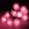 Sobeta-Solar String Lights Garden, 6M 30LED Rose Flower Fairy Lights Flower Solar String Lights Outdoor Waterproof (Pink)