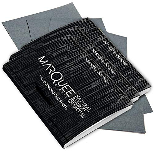 (3 PK) Oil Blotting Sheets- Natural Bamboo Charcoal Oil Absorbing Tissues- 100 Pcs Organic Blotting Paper- Beauty Blotters for the Face- Papers Remove Excess Shine- For Facial Make Up & Skin Care