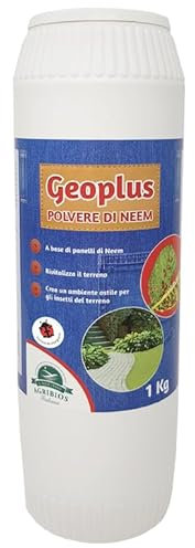 Geoplus Il Paese Verde 1 kg. Concime organico azotato in polvere, azoto organico 3% e panello di Neem. Favorisce lo sviluppo della flora microbica del suolo.