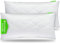 Gentle North Kopfkissen (40x80 cm groß) - 2er Set Kissen für Bett und als Dekokissen - Mit Reißverschluss für Füllung - Sofakissen - Zierkissen für Couch und Sofa - Ökotex - Waschbar bis 60° - Weiß