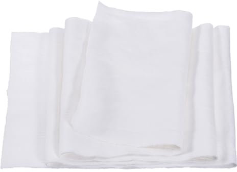 QUARKZMAN 39 Puños Elásticos de Tela de Algodón con Ribetes Acanalados, Cinta Elástica de Punto para Puños y Cintura, para Coser, 6 de Ancho, Color Blanco