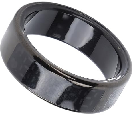 SUNGOOYUE Anello Intelligente con Schermo, Fitness Tracker in Acciaio Inossidabile con Molteplici modalità Sportive IP68 Impermeabile, con Integrazione APP (Taglia 11 (ID 20,6 mm/0,81 pollici C 64,6
