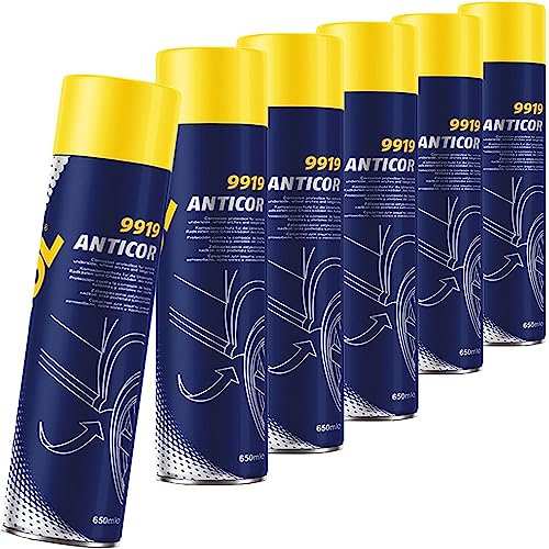 6x 650ml ANTICOR SCHWARZ UNTERBODENSCHUTZ STEINSCHLAGSCHUTZ