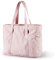 BAGSAMRT Tote Bag for Women with Zipper, Work Handbags & Shoulder Bags Gym Tote with Yoga Mat Buckle for Travel, Beach, Dance, Teacher, Nurse, Medium