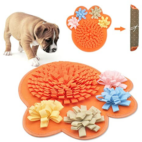 Andiker schnüffelteppich für Hunde, Krallenförmige Hunde Schnüffelmatte Interaktives Futterspiel für Langeweile, Hund Puzzle Spielzeug(A)