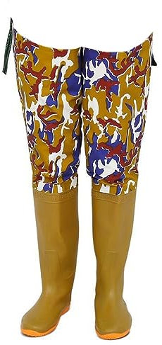 Bottes de pêche Bottes de pataugeoire Hautes de 80cm avec Boucle réglable, Bottes de pêche et de Chasse en Plein air for Hommes et Femmes, Plantation de semis de Riz (Size : 37 EU)