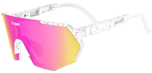 X-TIGER Polarized Youth Baseball Sunglasses UV400 Kids Sunglasses Boys Girls 8-12 Youth for Softball Cycling Sports Glasses
