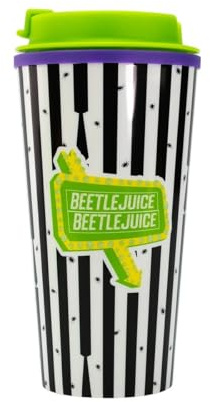 Beetlejuice Travel Cup (One Size) (Green/Blue/White)