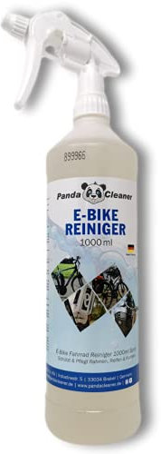 PandaCleaner E Bike Reiniger - 1000ml Fahrrad Reiniger Spray zur gründlichen Fahrrad Reinigung - Fahrradreiniger Ebike - Bike Cleaner Schutz & Pflege von Rahmen Reifen Kontakten
