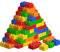 WYSWYG Big Building Blocks Sets for Age 3-5, Large Building Bricks Compatible with Duplo Building Bricks, Kid Building Blocks for Ages 3 4 5 6, Big Blocks Gifts for Boys Girls, 50PCS.